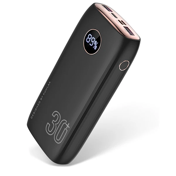 Kuulaa Output Power Bank New Mini Energycell 18W Fast Charge 5V/3A 10000mah for Iphone Samsung Galaxy Etc Portable High Capacity - ANKUX.COM