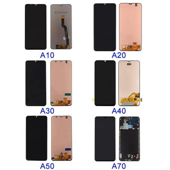 

Wholesale OLED LCD screen with frame for Samsung mobile phone A20 A30 A50 A50S A40S M30