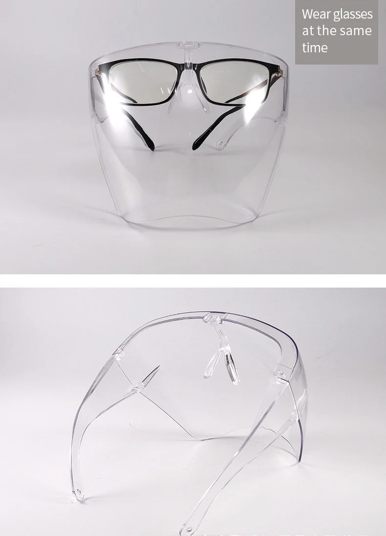 现货塑料防护眼镜透明型防雾厨房防油飞溅眼镜持有人