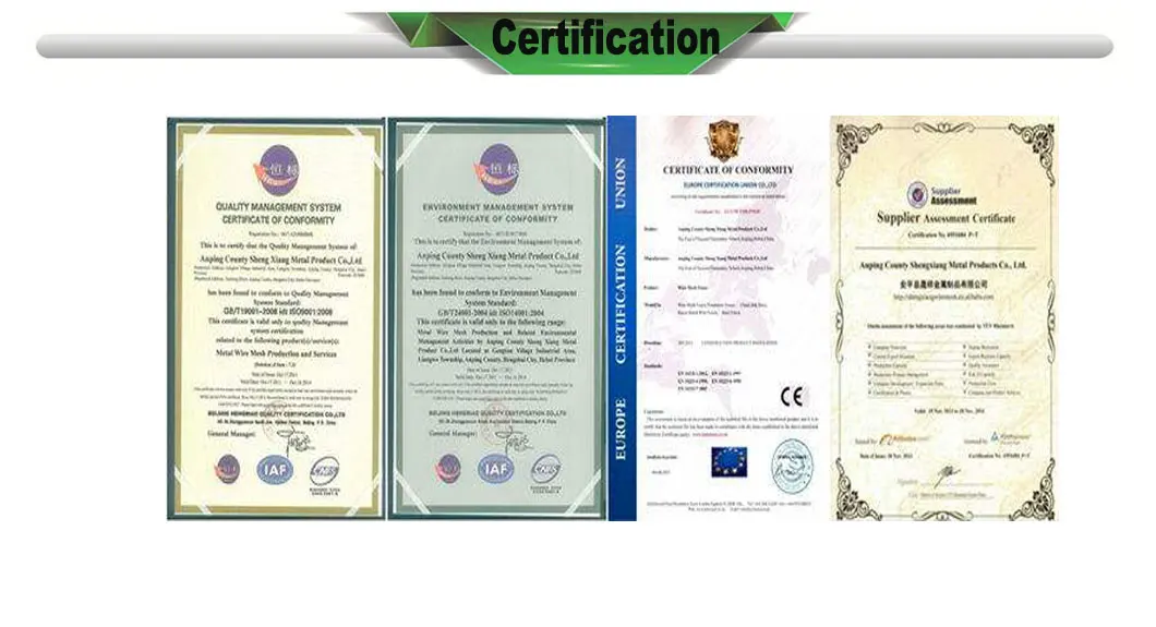 certifications