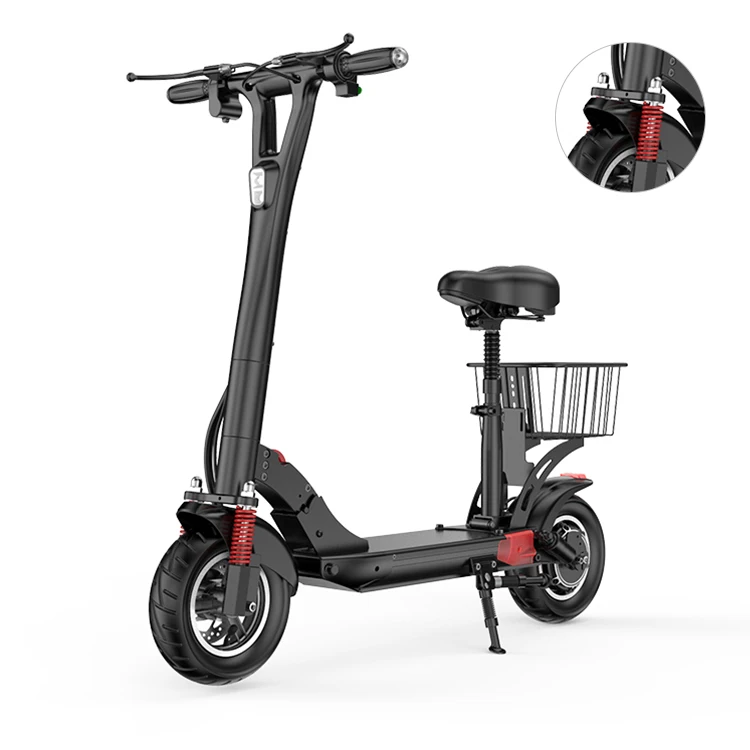 

High Quality 10 Inch Powerful 36v China Electric Scooter With Basket