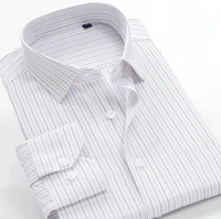

Amazon Hot Sale Formal Striped Long Sleeve Men's Shirt