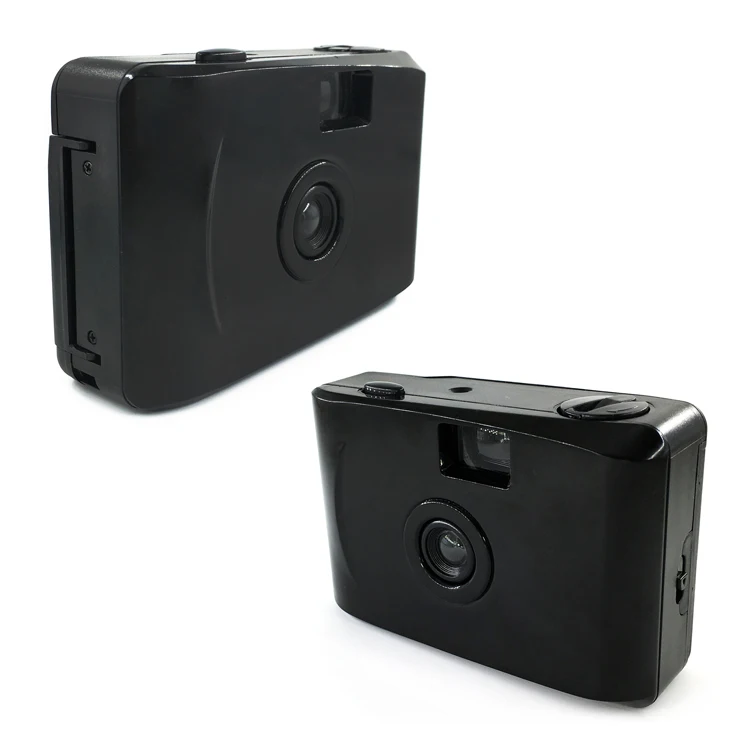 
Beestar Plastic Fixed Focus Manual Vintage Pure Color black color Mini 35mm Film Camera Instant Camera 