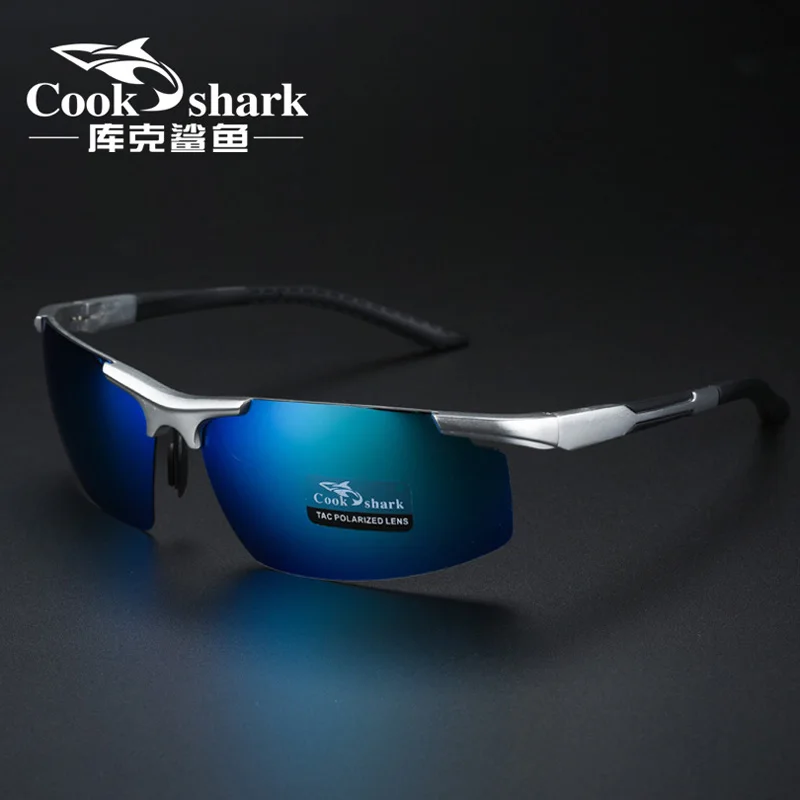 

Cook Shark Sunglasses Men's Polarized Color Change Sunglasses Drivers' Day and Night Glasses Men's Tide UV Protection