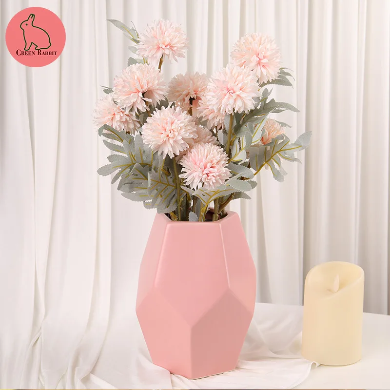 

Artificial Flower Nordic style wedding lead chrysanthemum home decoration supplies