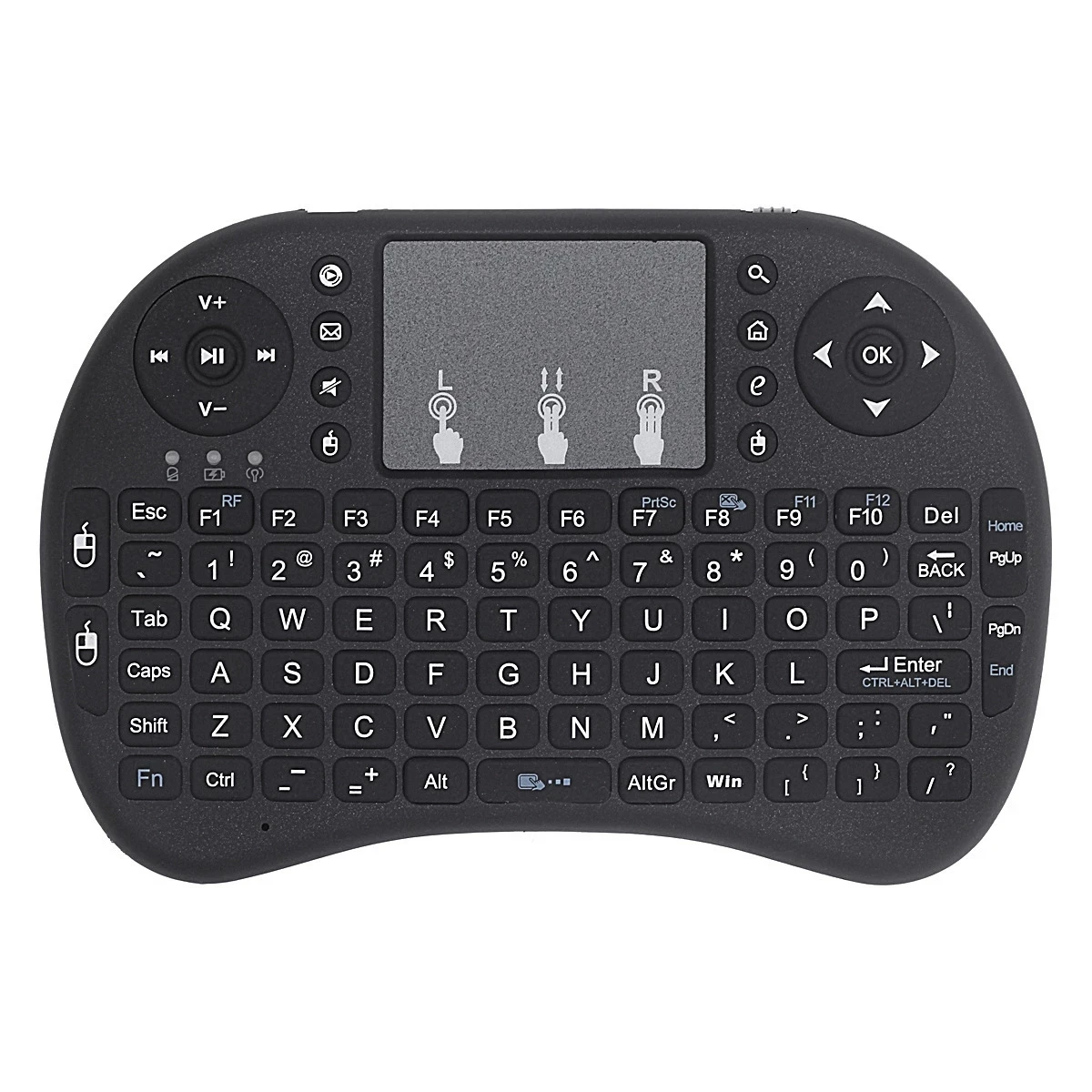 

wireless keyboard Backlit Air Mouse Russian Spanish Keyboard for Laptop Notebook TV Box Mini 2.4G Wireless Keyboard Touchp