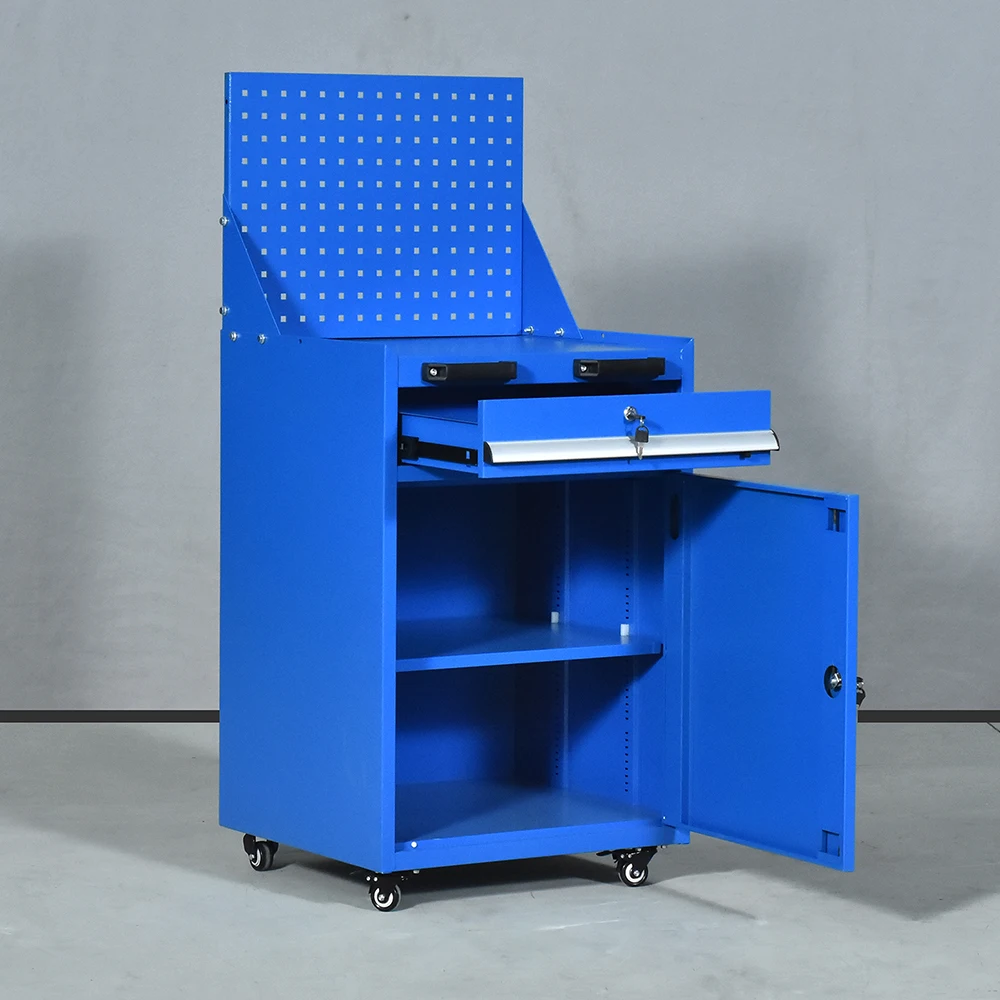 
Cheap workshop garage metal tool cabinet on wheels 