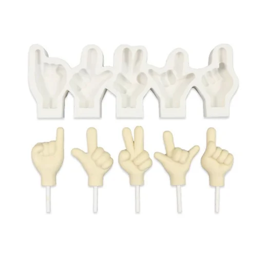 

LOVE'N LV624F diy many kinds of finger shape lollipop lollipop decoration baking mold silicone mold