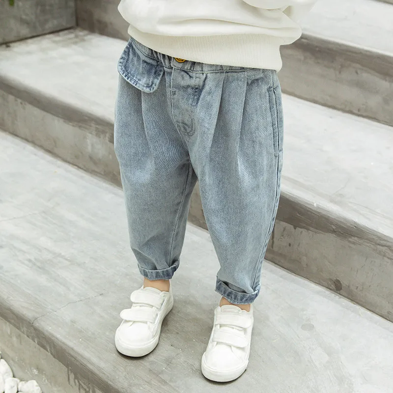 

Baby Handsome Baby Airy Long Pants. Boys' Autumn Children's Jeans Spring and Autumn