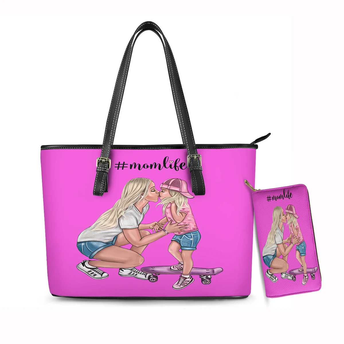 

Pink Women Hand Bags Leather Handbag Mother's Day Gift For Mother Luxury Handbags For Women Bags For Women Luxury Custom Logo