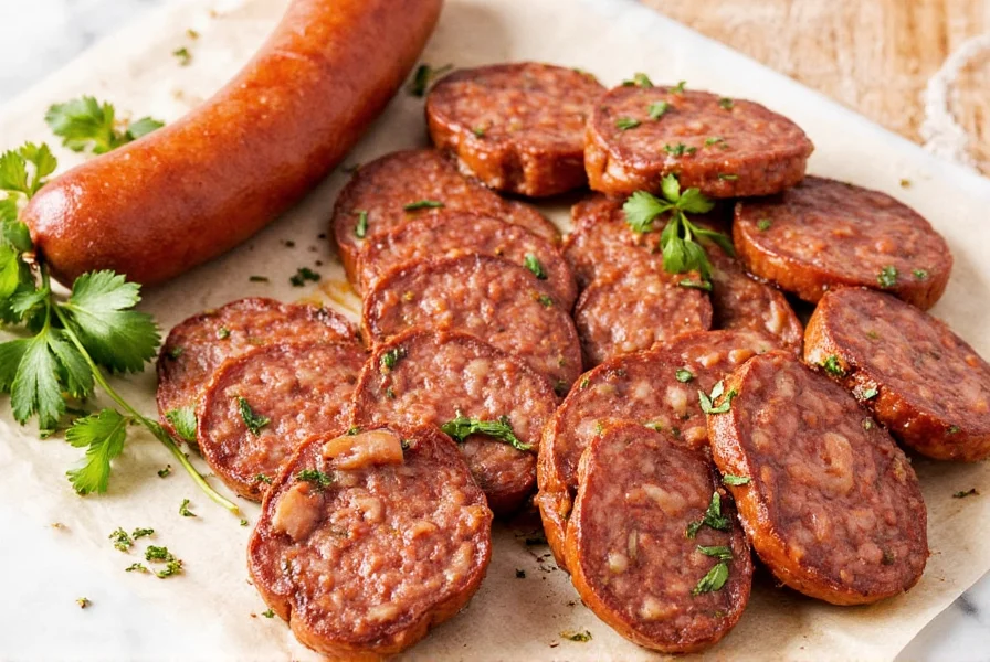 Assorted sausage spice blends in small bowls