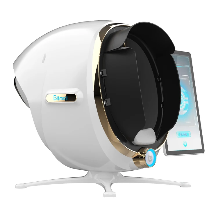 

2022 New Arrival Visia Skin Analyzer Wifi Smart Mirror Scanner 3D Digital Facial Skin Beauty Analysis Tester Machine, White + black