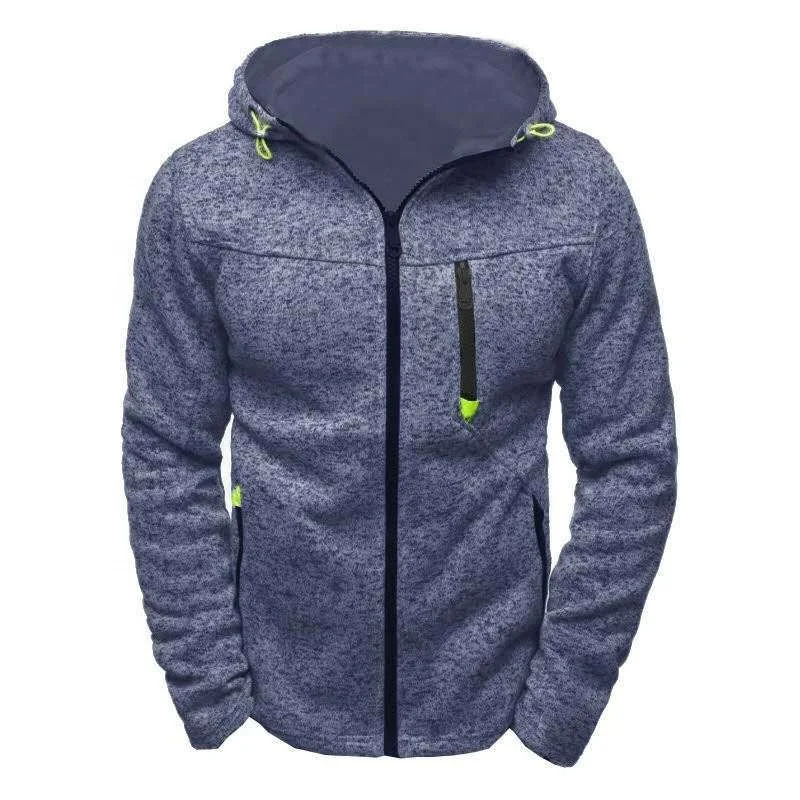

Comfortable Men's sports breathable clothes Men outdoor sportswear Sports sweatshirt with zipper, Customized color