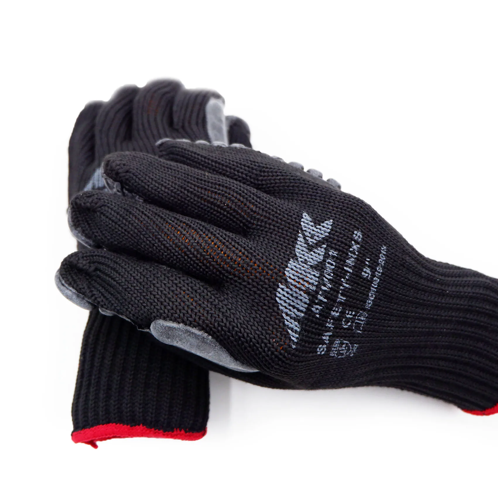 
Ideal choice of hand seismic protection unique block latex pad anti-vibration architectural engineering safety gloves 