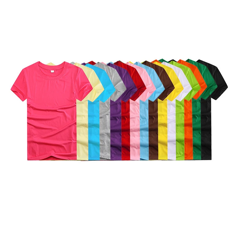 

Wholesale 60% polyester 40%cotton o-neck 160g custom tshirts blank t shirts men