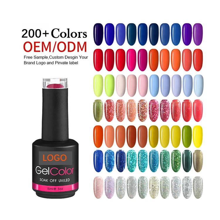 

High Quality Nail Items Long Lasting Easy To Soak Off Multiple Colour Manufacturers Custom Uv Color Gel