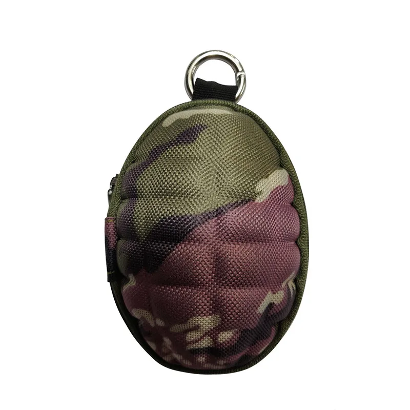 

Hot sale Unisex Camouflage Tactical Oxford cloth Grenades Key Holder Case Wallets Coin Pouch Bag