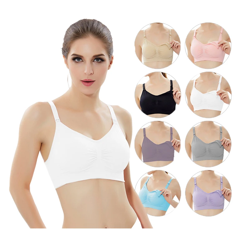 

Maternity Sports Bra Maternity & Nursing Bras Cotton Pregnancy Underwear Breathable Seamless Nursing Bra Bralette