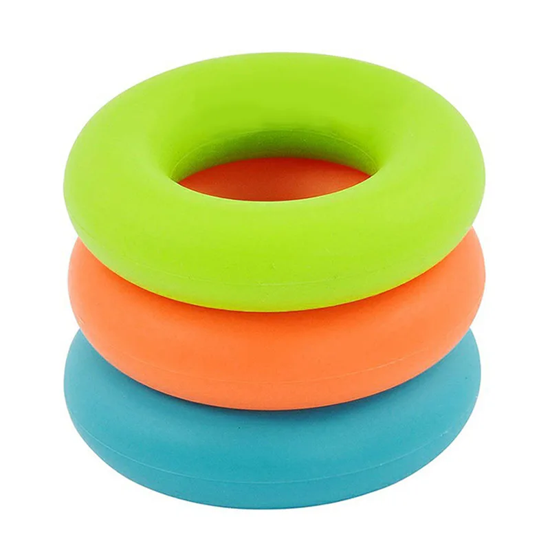 

Wholesale silicone rubber hand grip ring silicone grip ring exercise hand grip ring, Red, blue, green, black, purple or customized