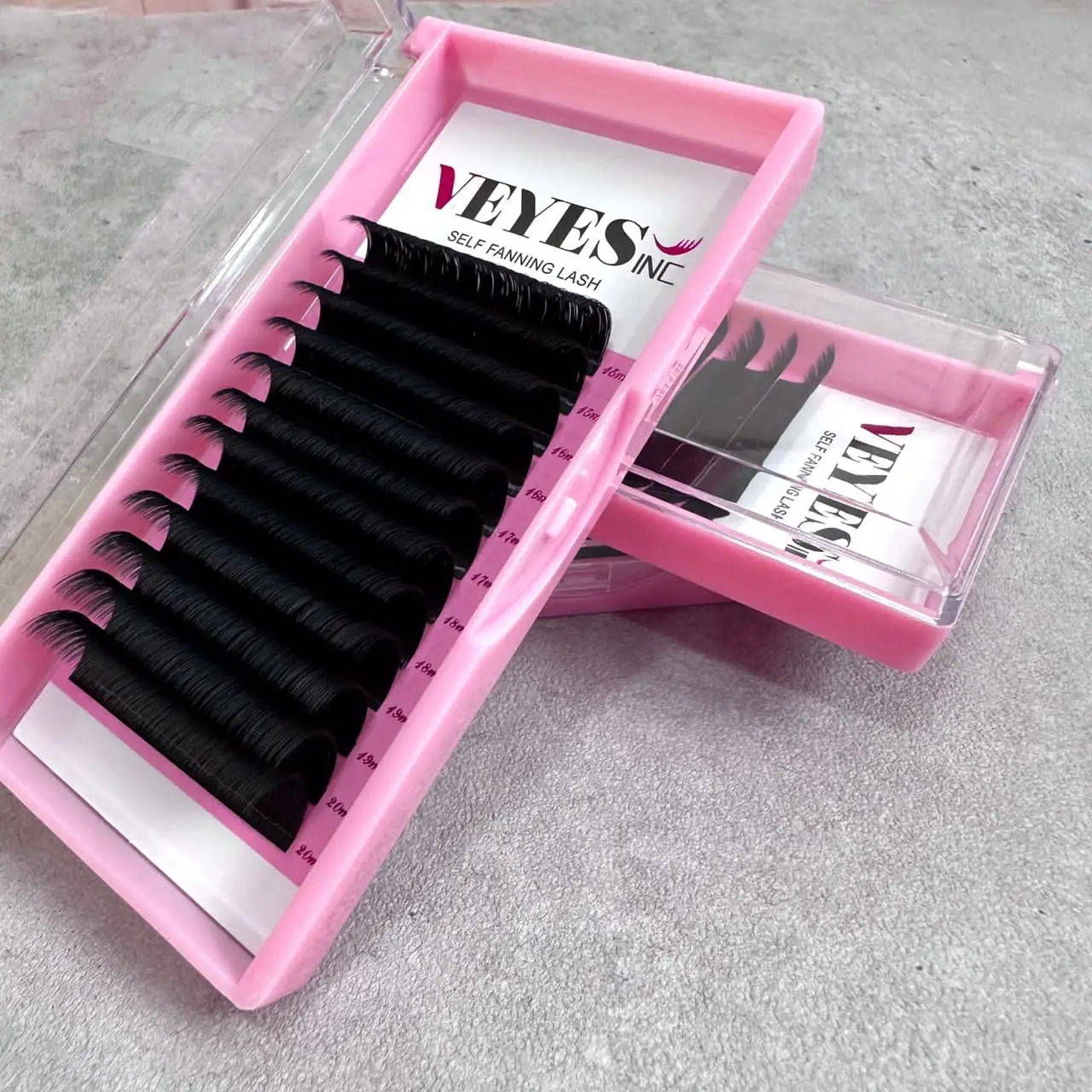 For VEYES Wholesale Eyelash Extensions 0.05 CC 8mm-25mm Lashes with Personal Logo