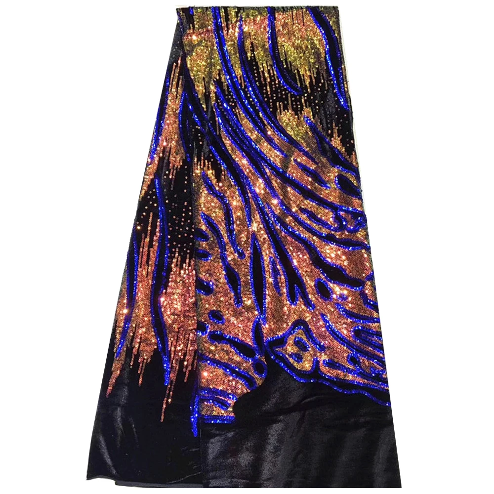 

Beautifical heavy shinning wedding fabric sequins party dress fancy lace ML58N42, Customized