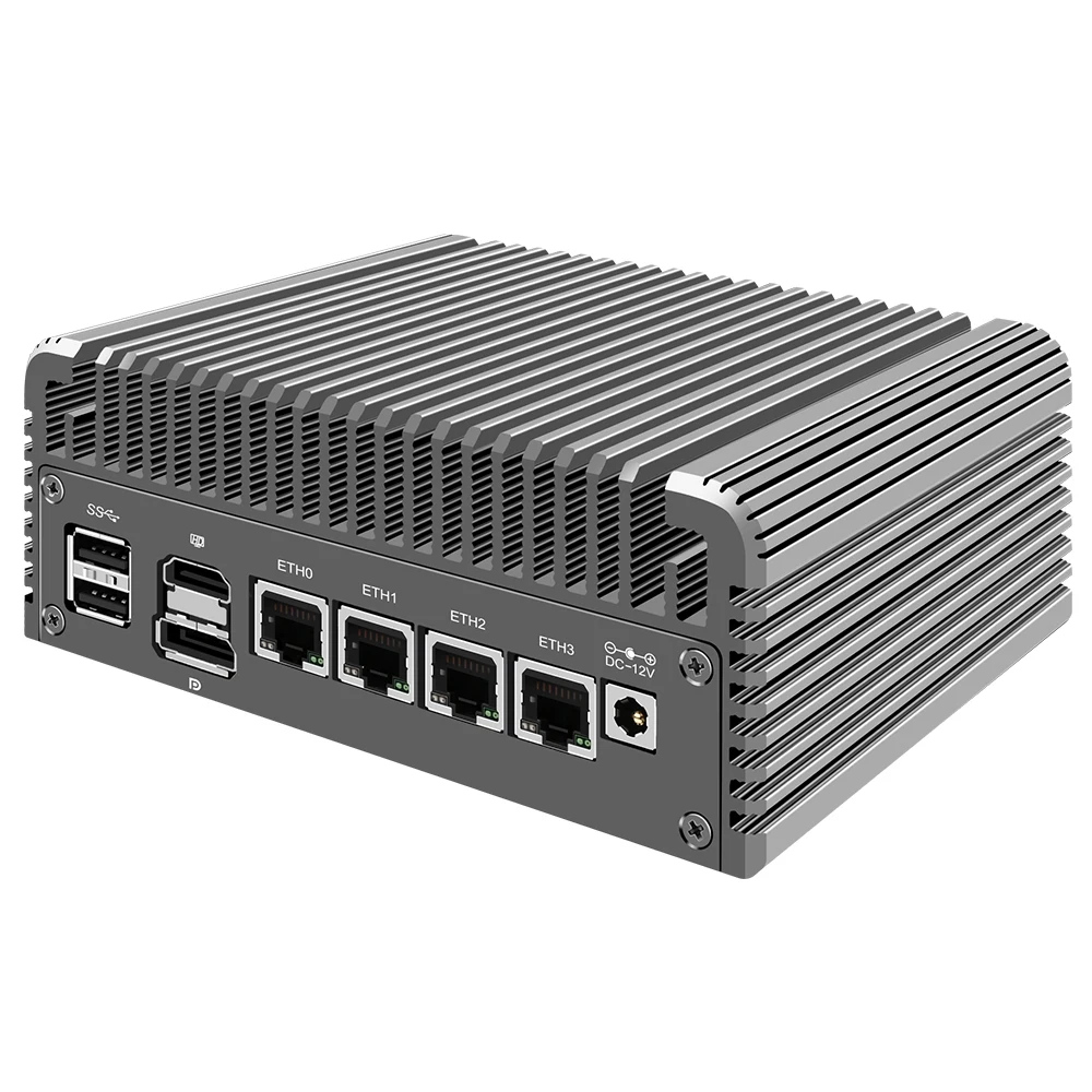 

Topton 12th Gen Firewall Router i3 N305 N200 N100 DDR5 4800MHz 4xi226-V 2.5G LAN Fanless Mini PC Proxmox ESXi Host Server