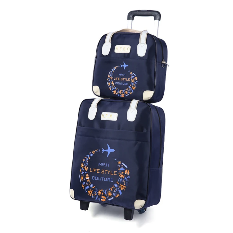 High School Students Trolley Suitcase Luggage Bag Kids Travel Luggage