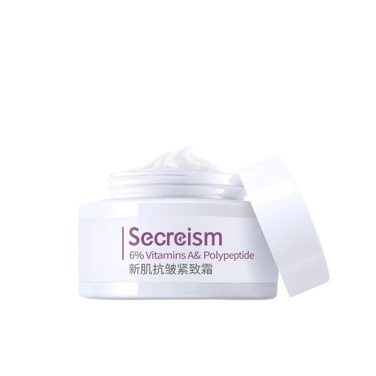 

Retinol ingredients Vitamin C daily moisturizing face cream anti aging and wrinkle renewing facial cream