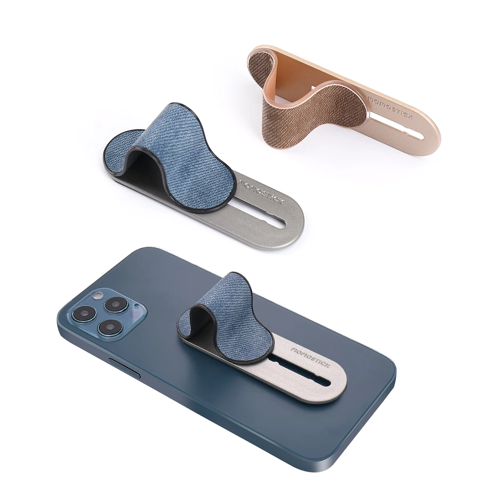 

MOMOSTICK Stand and Finger Grip for Any Smartphones (iPhone & Android) with Reusable Sticky Gel Pad