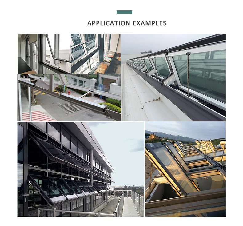 Hongze Product Rain Sensor Skylights Roof Top Electric Dc Motor 24v/220v Smart Home Electric