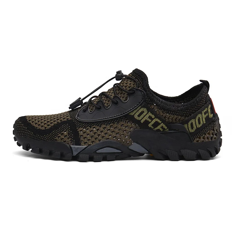 

2021 Fashion Durable Army Green Hiking Casual Sport Mens Water Proof Shoes, 4 colors