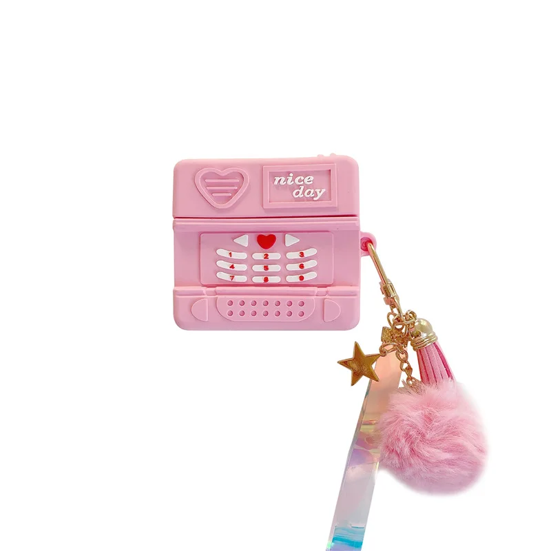

For Airpods Pro Case 3D Protect Cover Accessories Wireless Earphone Case Pink Cute Silicone Soft Cover