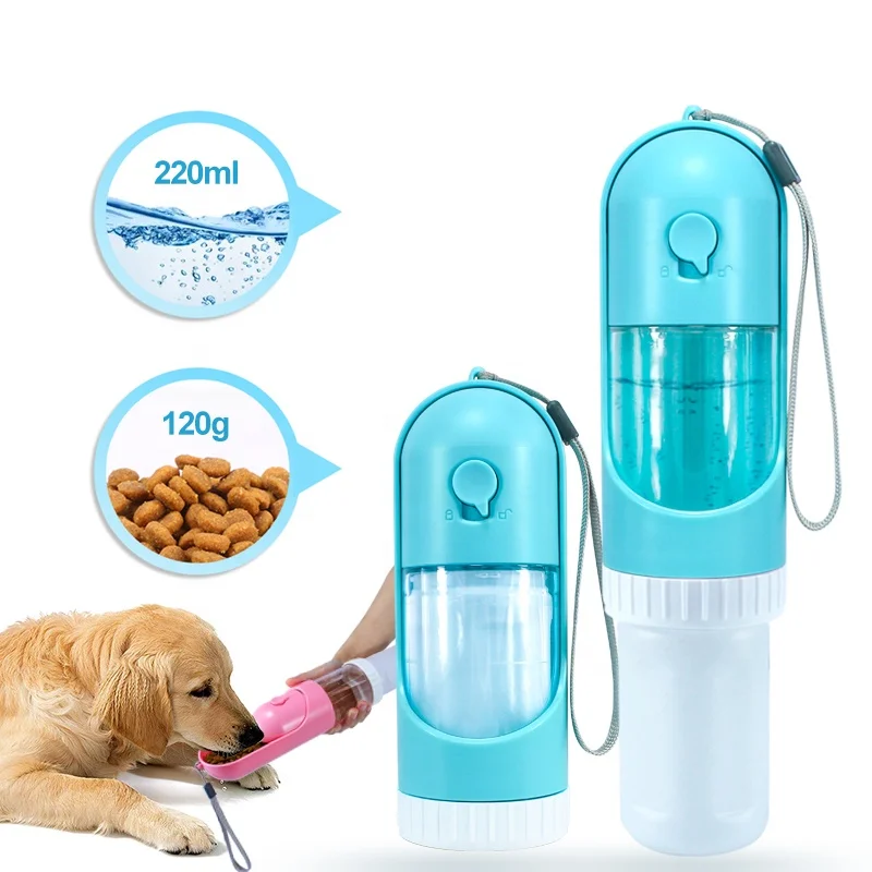 

Multifunctional Dog Water Cup Cat Water Cup Outdoor Foldable Silicone Pet Food And Water Bottle For Travel, White/pink/blue