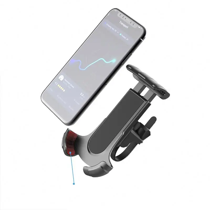 

Waterproof phone holder for motorcycle HOPtr mini phone holder stand, Black