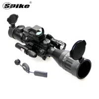

Spike C4-12X50AOEG Reticle Green and Red Dot riflescope 4 in 1 combo hunting scope Night for rifle