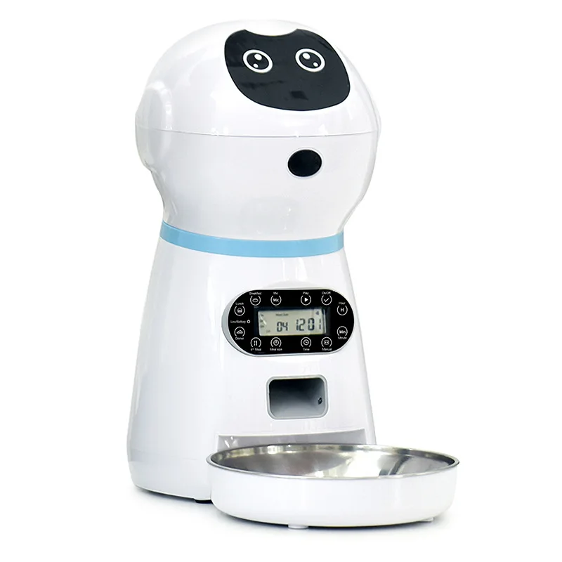 

Two-Way Splitter Wifi With Camera Functi Luxury Smart Auto Automatic Dog Cat Pet Feeder, White