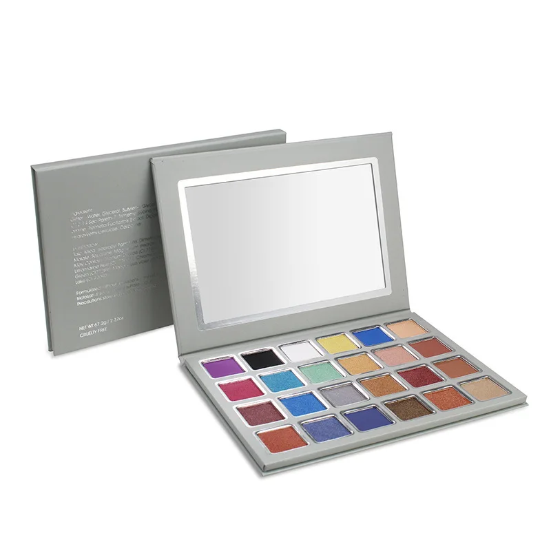 

OEM 24 colors custom cheap eyeshadow palette private label