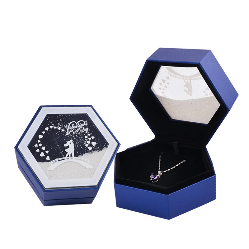 

2021 New design Creative Fashion Quicksand Jewelry Box jewelry packaging boxes, Picture