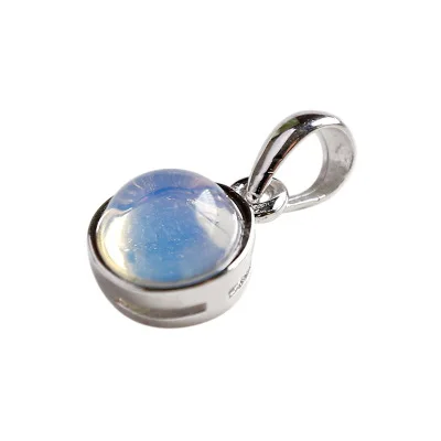 

Fashion Necklace Pendant Jewelry Multi Color Crystal Pendant For Women Silver 925, As picture