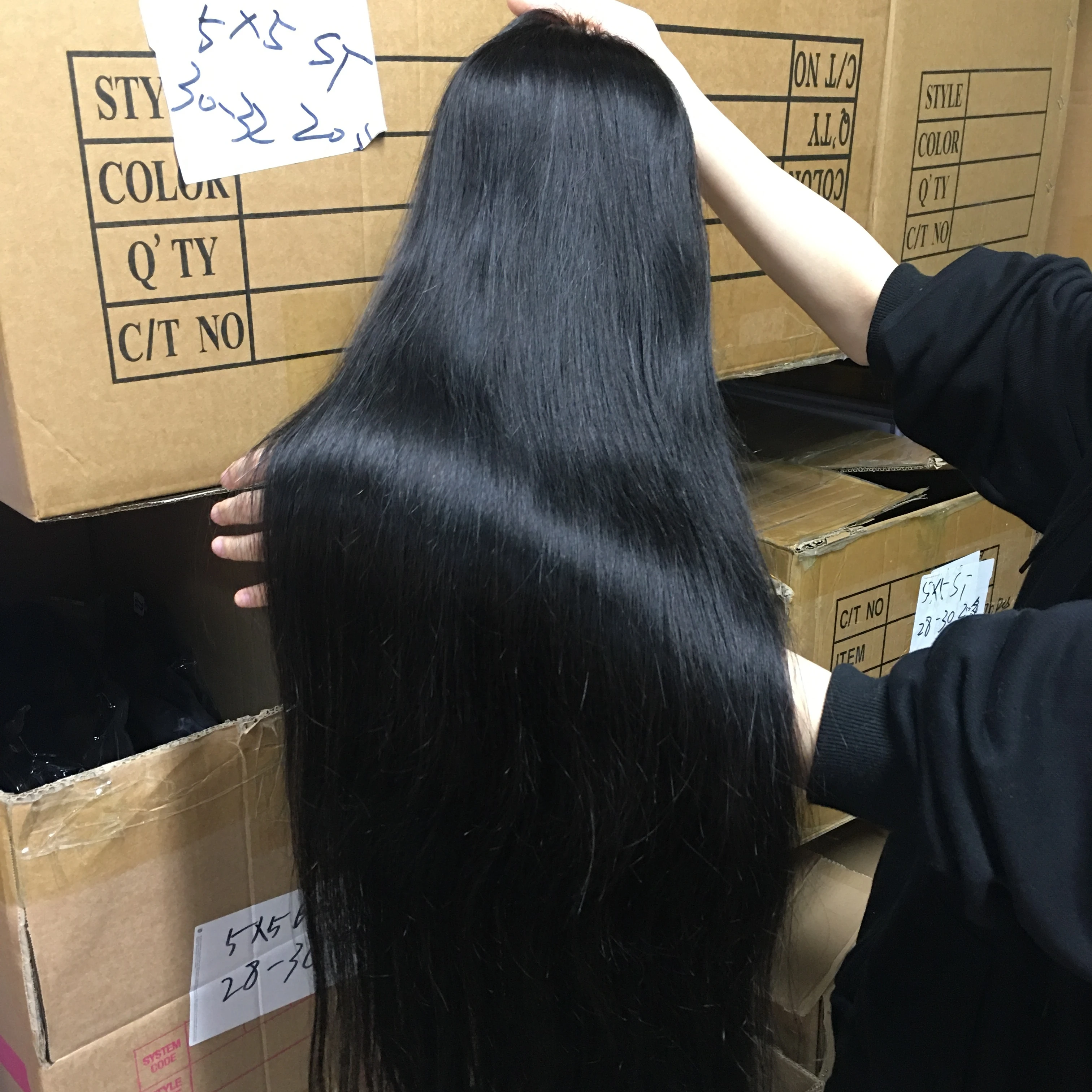

wholesale 10A Grade Human Hair Brazilian Virgin straight Hair Lace Front Wigs Cuticle Aligned Hair Wig for Black Women