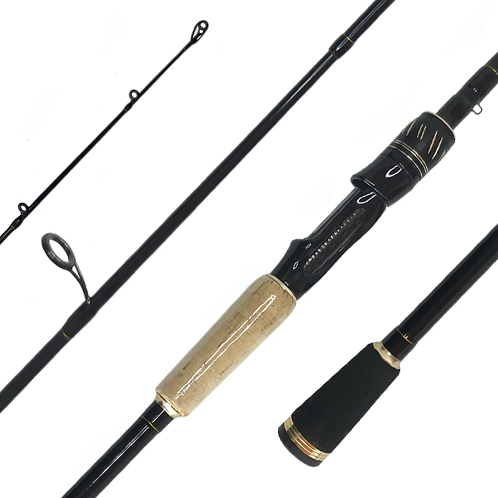 

Newbility fishing rods 240cm 2 section carbon saltwater heavy spinning rod