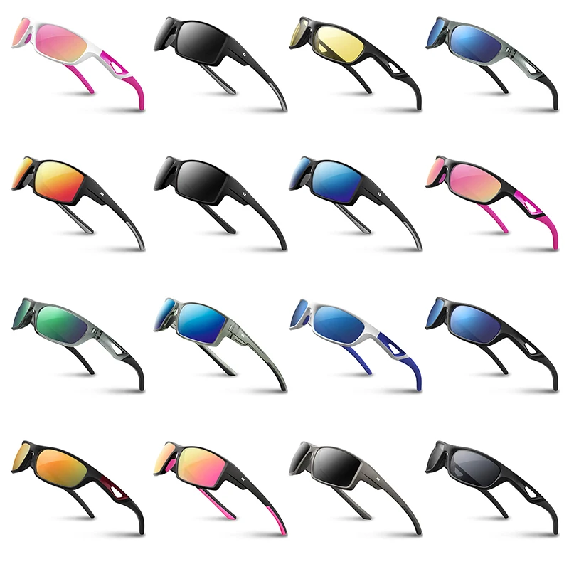 

Driving shades Polarized Sports Sunglasses For Men TR90 Unbreakable Frame