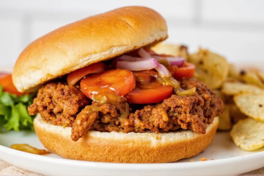 Jerk Chicken Sandwich Served