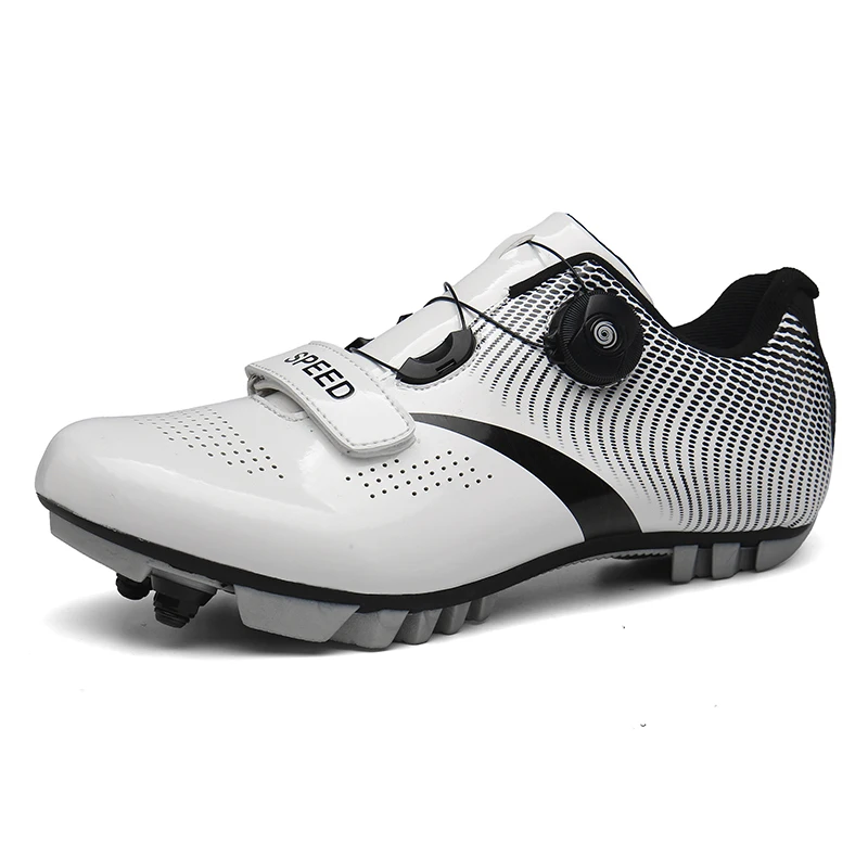 

Custom New Men Breathable Waterproof Mountain Bike MTB Cycling Self-Locking Shoes Athletic Bicycle Shoes, Picture