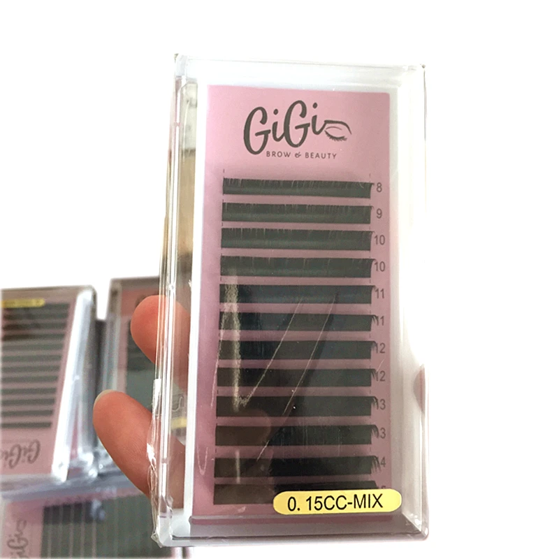 

lash extension glue supplies wholesale volume lash trays individual eyelash clusters extension custom logo, Black