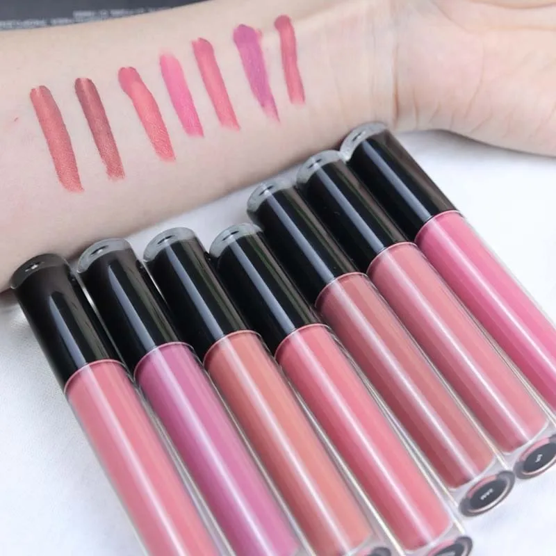 

Custom Packaging Low MOQ luxurious Vegan And Cruelty Free lipgloss vendors Hydrating New Nude Lip Gloss, 7 colors