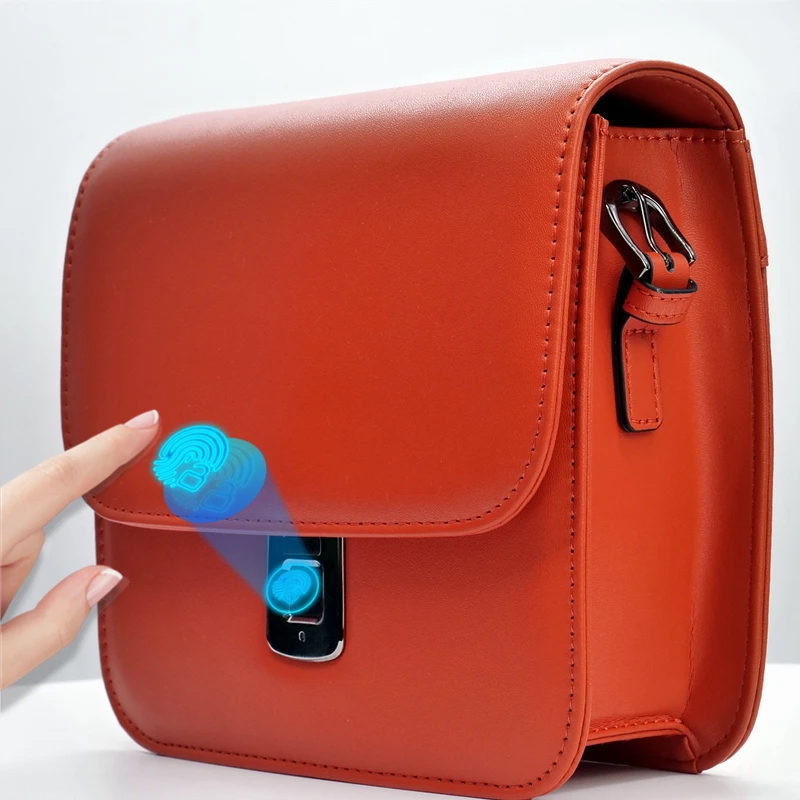 

Purse Insert Organizer Authentic Designer Hardware Buckle Fashion Fingerprint Lock For Single Shoulder Women Luxury Handbags, Black /green /white /orange