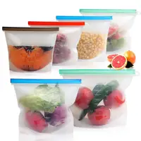 

100% ecofriendly BPA free 1000ml stasher sandwich fresh freezer bags waterproof leakproof reusable silicone food storage bag