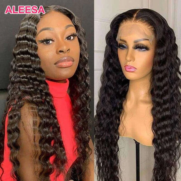 

Hot Sale Brazilian Hair 13 X 6 Virgin Hd Pre Plucked Transparent Lace Wig,Deep Curly Hd Lace Front Wig,Wigs For Black Women