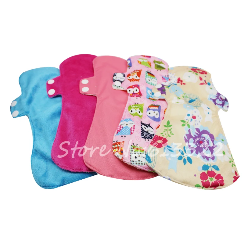 

Wholesale Free Bamboo Maternity Sanitary Pads Reusable Lady Menstrual Pads Washable, Mix